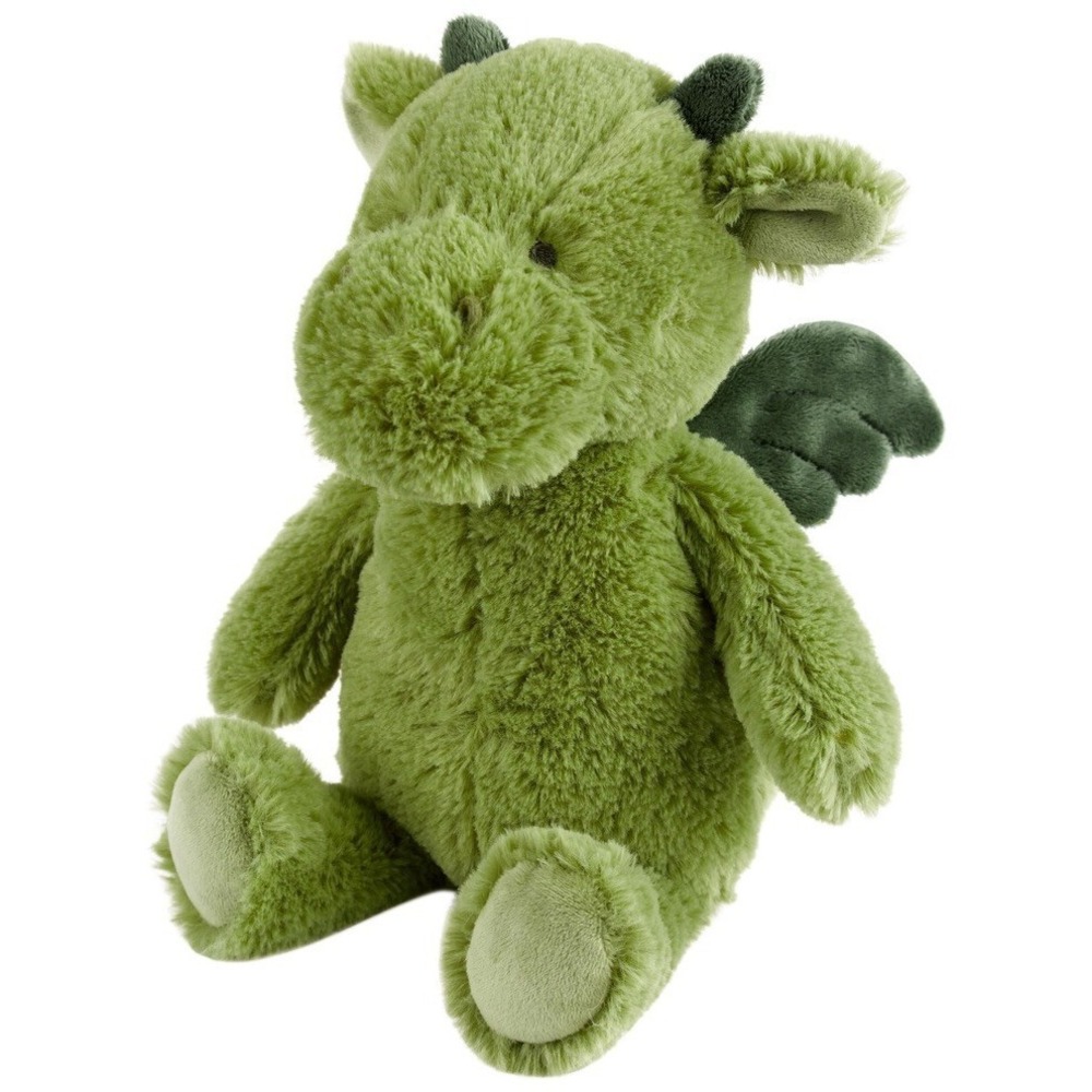 Carters Plush Toy Small Green Dragon Dino Stuffed Animal Lovey Wings Horns 68170